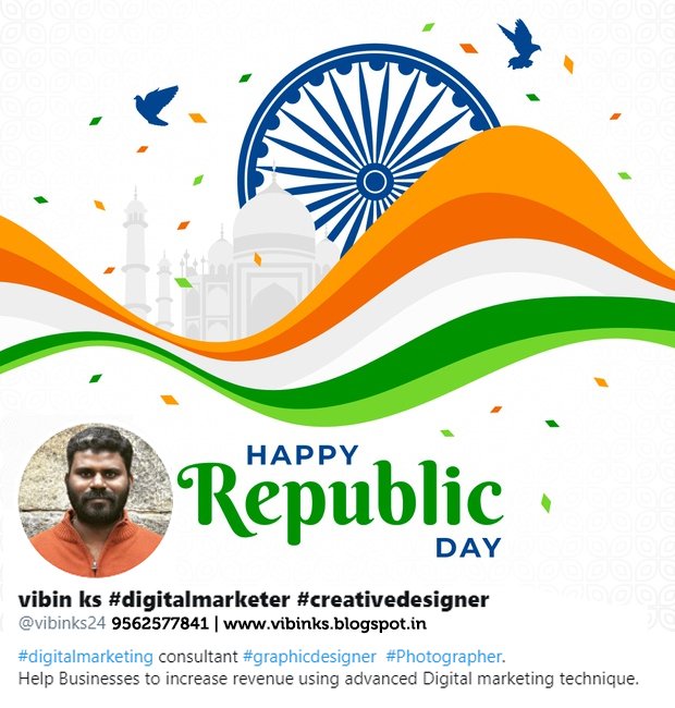 vibinks24's tweet photo. Be proud that you are an Indian because lucky are those who are born in this great country. #HappyRepublicDay2020, #vibinks, #HappyRepublicDay #indian #digitalmarketing https://t.co/EUSeGPwO26