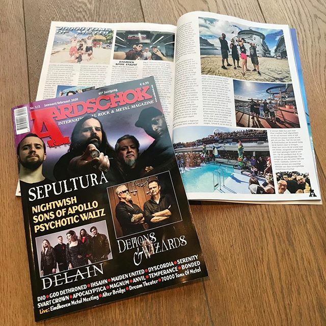 Check out the latest edition of <a href="/aardschok/">Aard Schok</a> magazine, with full <a href="/70000tons/">70000tons</a> review and Spoil Engine tour report, written by Iris. 🤘🌊 Aardschok Jan/Feb 2020 - in stores now!

#70000tons #of #metal #aardschokmagazine #fortlauderdale #cozumel #independanceoftheseas