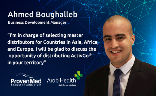 ProvenMed_'s tweet photo. Meet our Business Development Manager Ahmed Boughalleb in @Arab_Health, if you are seeking to distribute an innovative urinary incontinence solution like ActivGo. We will be located at booth Z3J57, in Dubai from Jan 27-30.

Visit https://t.co/ppyqXjhtfE for inquires and meetings. https://t.co/ltWIsVjDGj