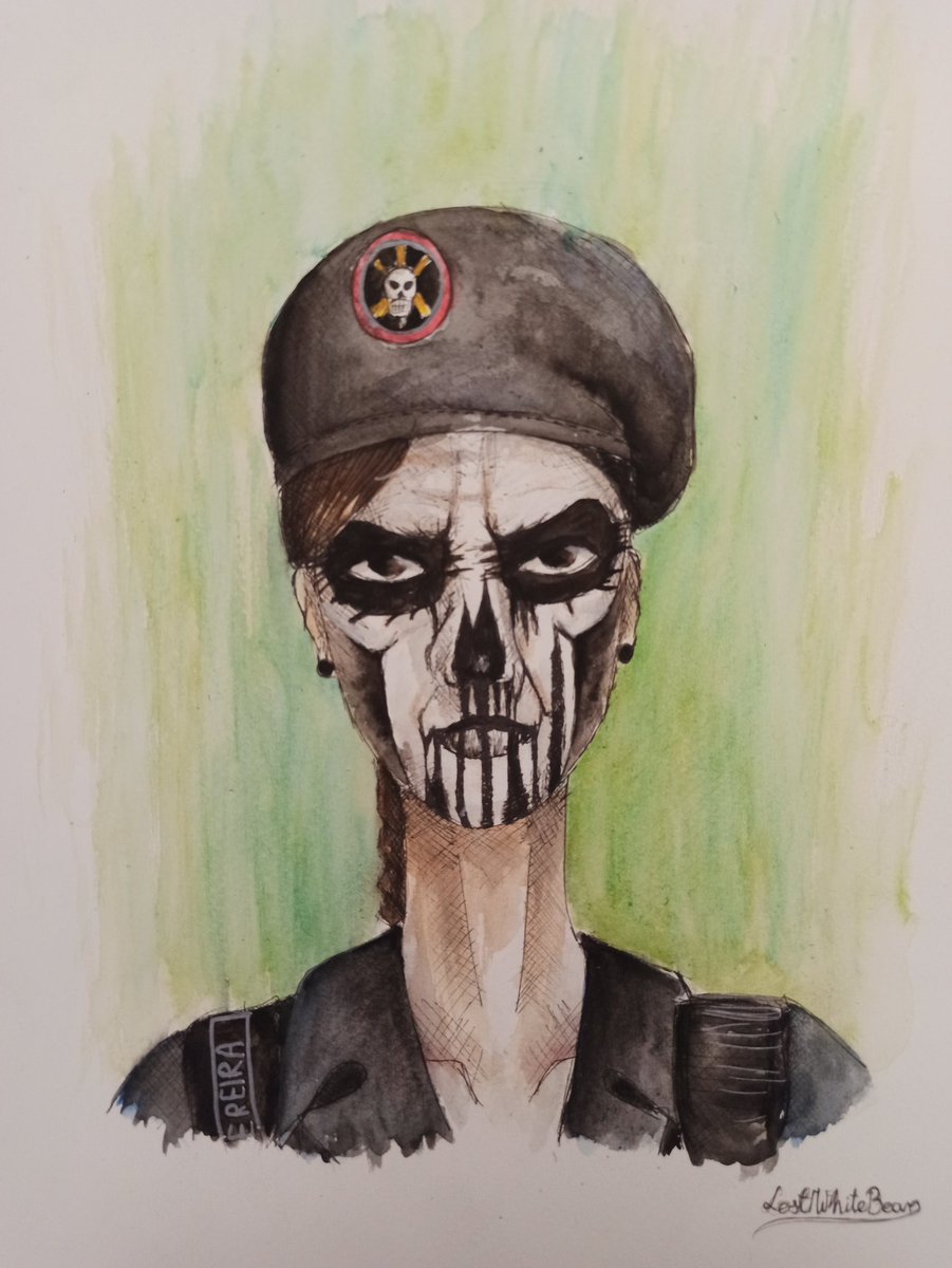 This time I drew Caveira from. #caveira. 
