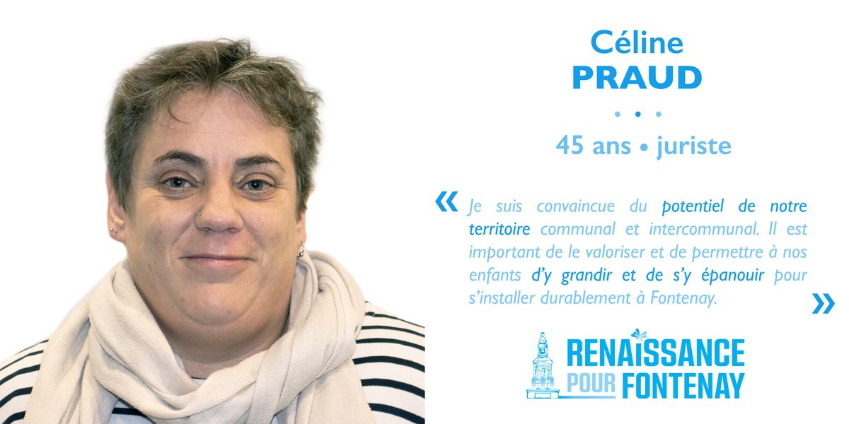 RenaissanceFLC's tweet photo. [PORTRAIT DE COLISTIERE ⛲️️️]

Céline est juriste spécialisée en droit public et de l’environnement.

➡️Ses compétences et son attachement territorial permettront de trouver des solutions écologiques pour faire de Fontenay une ville verte et soucieuse du développement durable. https://t.co/dwjzJfP3hM