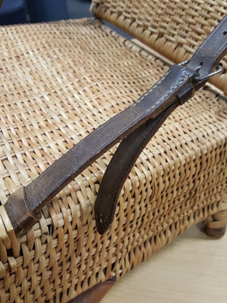 EdinRemakery's tweet photo. We get donations of such interesting pieces, the most recent being this beautiful rare #vintage folding wicker chair which arrived last week. Such great design with original leather & wicker detail this chair has peaked so much interest already.
#reuse #remake #remakery #relove https://t.co/rI8sbn4Upq