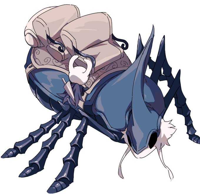 虫に乗る虫 #HollowKnight #SilkSong 