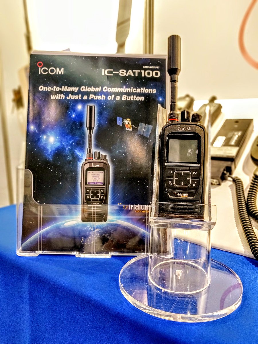 A BIG thank you to our friends at <a href="/Icom_UK/">icom_uk</a>  for loaning us an IC-SAT100  (satellite PTT) for our display at boot Düsseldorf 2020!

#boot2020 #bootdusseldorf #iridium