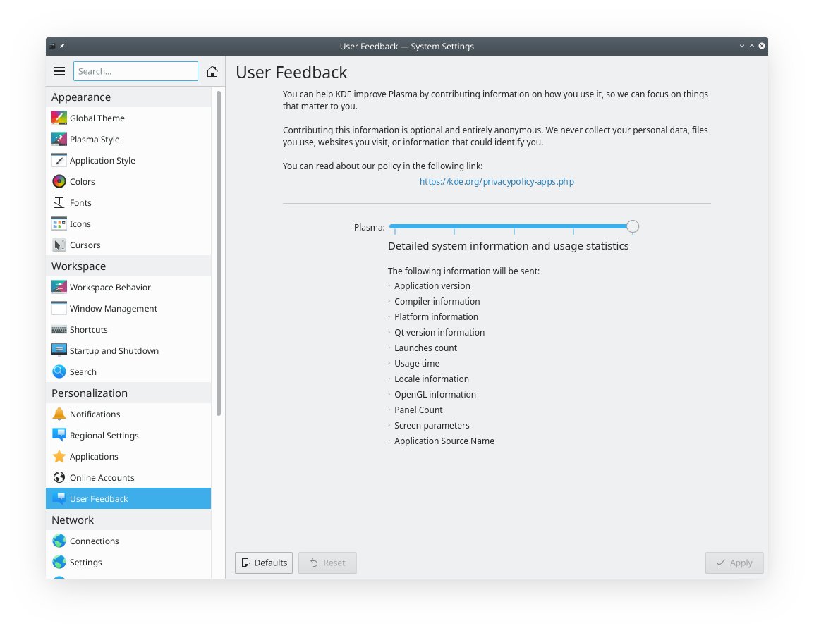 The system allows you to decide how much information you want to share.
