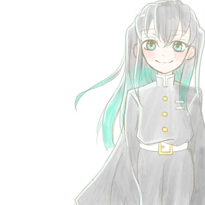 フミさんがTwitterに投稿した時透無一郎(鬼滅の刃)のイラスト。