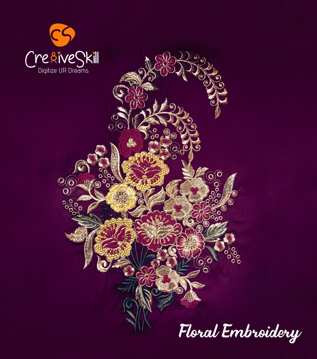 Cre8iveskill has an elegant embroidered floral design for a local client, stylish floral embroidery designs patches for kurta, gowns, jackets for women, etc

#gownpatches #embroiderypatchesonline #designerpatchesforclothes #customembroideredpatchesonline #Patchesforclothes