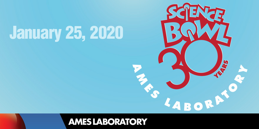AmesNatLab's tweet photo. Today we're celebrating 30 years of Science Bowl, and all the thousands of students who've competed over the decades! Good morning and good luck to all our 2020 competitors. Follow and tag us @ #IASCIBOWL! @DOE_SC_NSB #STEMoutreach #iowascience #NationalScienceBowl https://t.co/KzgtUXTje1