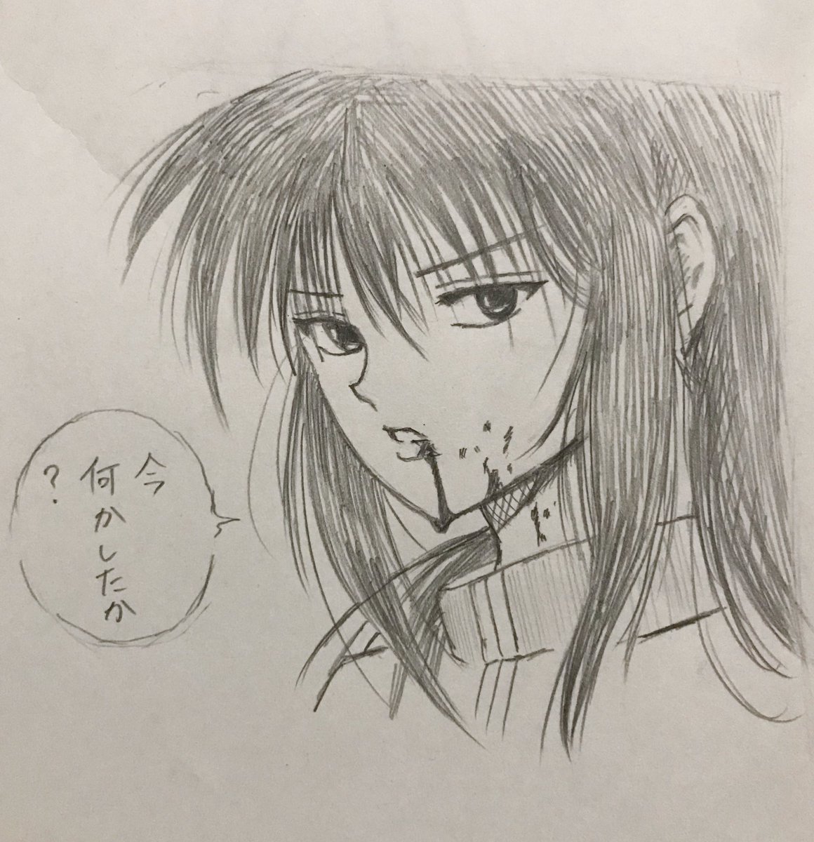 蔵馬(o^^o) 緒方恵美さんの声きいてたら描きたく