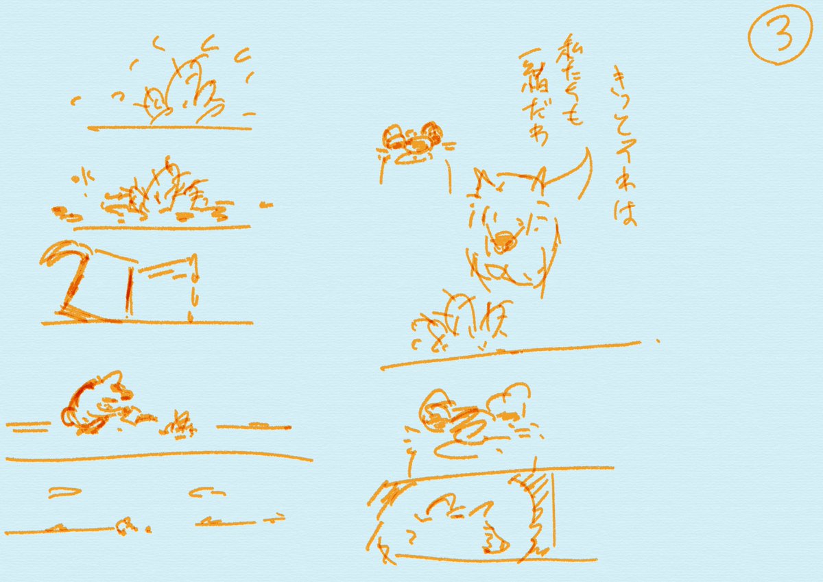#20分で脳内スケッチ
【9/100】
プロット?初期案3 