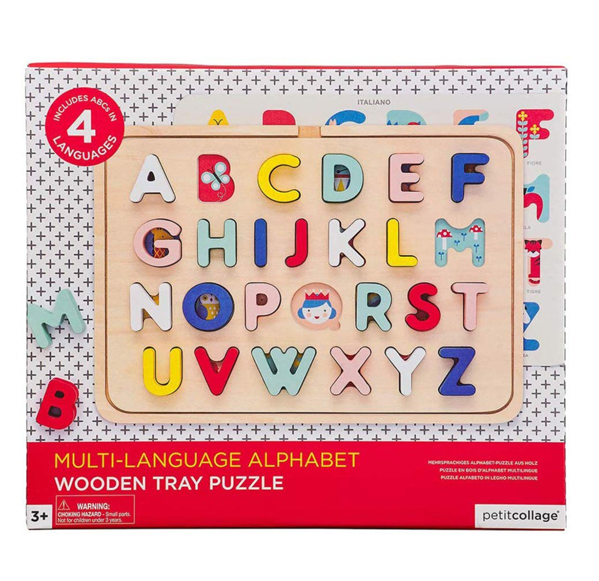 TadpoleHappy's tweet photo. This wooden #alphabet tray #puzzle is a great #educationaltoy to help little ones learn their letters! It’s made by #PetitCollage and features 4 interchangeable language cards for even more learning opportunities. https://t.co/j5Lnr9vPTm https://t.co/mRppDkX7CJ
