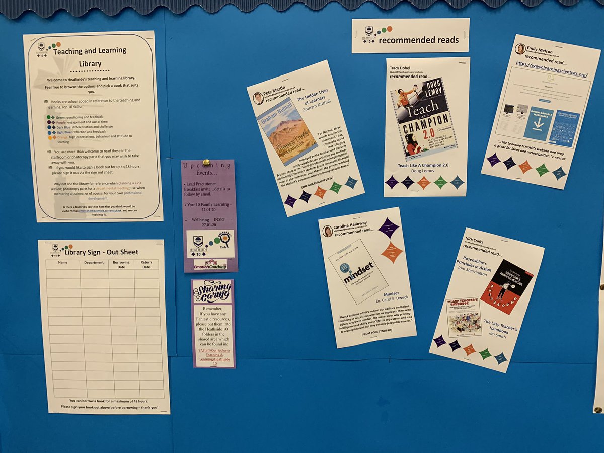 MrNick_GEMSCHS's tweet photo. Busy week of Family Learning and setting up our T&L Library 📚 in the staffroom - Well done time all involved, they did a cracking job! #heathside #teaching #learning https://t.co/nR0wNL24jP