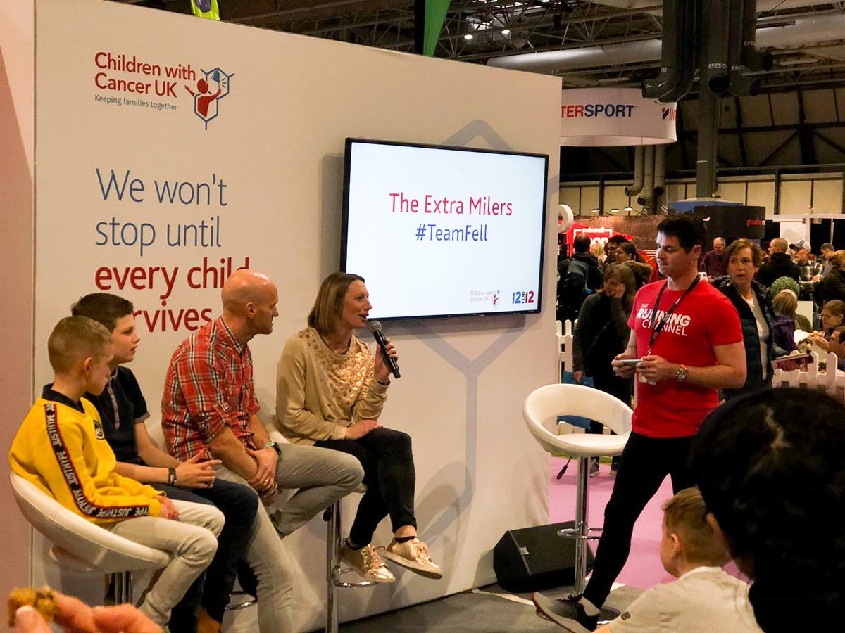 runningchannel's tweet photo. If you’re at @nationalrunshow, did you catch @RickKelsey at the 1st of our Extra Milers talk with #TeamFell at the @cwc_uk stand (F71)
He’s back @ 13:30 talking to Simon Benbow, the baker who ran 7 marathons on the way to @LondonMarathon 😱
#cwcuk #runshow20 #therunningchannel https://t.co/mPqO1DJDb8