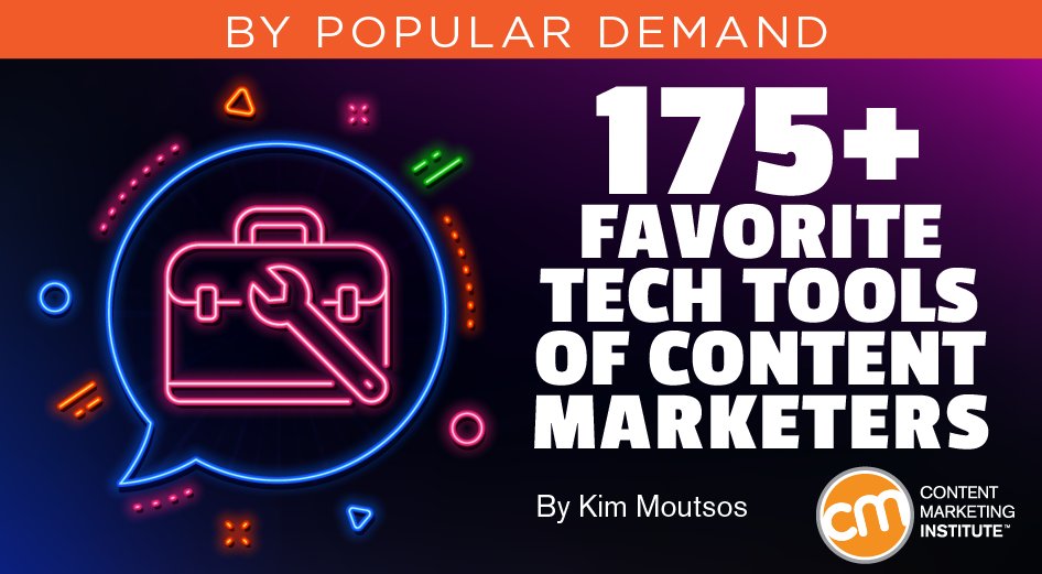 DMarketingU's tweet photo. 175+ #ContentMarketing Tools -- Great extensive list via @KMoutsos with the marketing tech tools organized in over 40 categories. Discover the tools at https://t.co/53TDXlc8Ul 

#martech #socialmedia #content #DigitalMarketing https://t.co/QTbW0Uufwj
