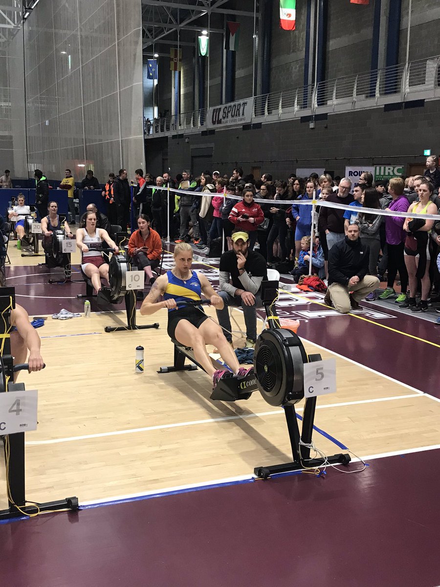 RowingIreland's tweet photo. Irish Indoor Rowing Championships 

High-Performance Athletes are competing today in UL. 

Wins for @SanitaPuspure, Ronan Byrne and Hugh Moore in some of the races today. 

Full Results: https://t.co/dnFwNDJcbT

#wearerowingireland https://t.co/rsj0wY2VJN