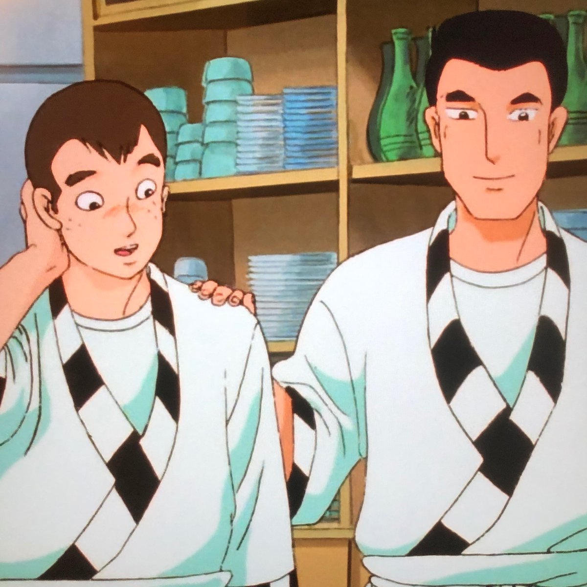 美味しんぼ22話「板前の条件」。有名なヤニ回ですが、有名な台詞「この