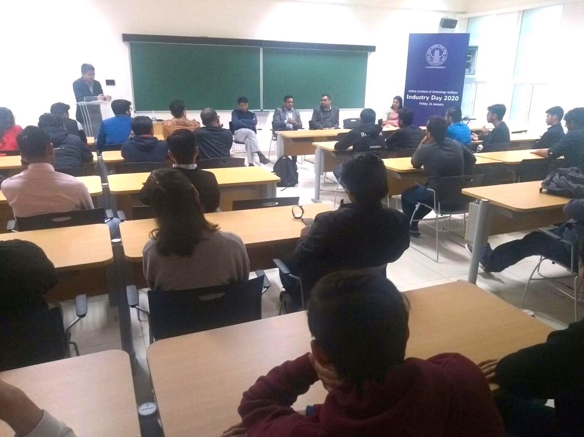panipurisoft's tweet photo. Our CEO Naveen Kansara @nkansara (who is also the Vice President at Kansara Modler Limited) was part of the Panel discussion on Industry 4.0 at  IIT Jodhpur 's @IITJ_Official  Industry Day event.

#industryday https://t.co/9K10yZJz9T