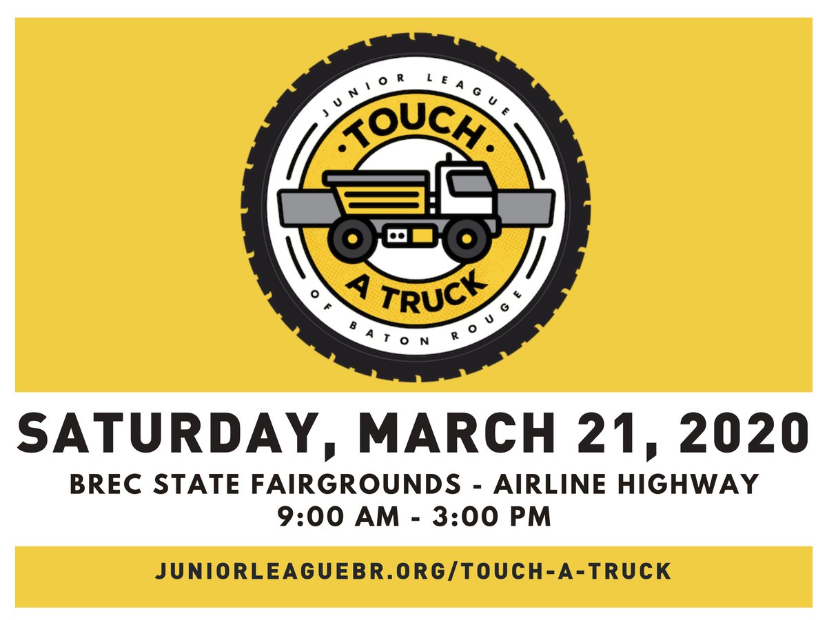 Don't forget to save March 21 on the calendar. We want to see you out at the BREC State Fairgrounds for Touch-A-Truck! Click here to learn more >> 
facebook.com/events/7240679…