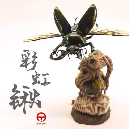 William_3DIN's tweet photo. 2020 日本WF展登場（3D列印版本、GK素体）

#彩虹鍬形蟲
#beetle
#Lucanidae
#Toy
#sculpture
#modelkit
#animals
#resinkit
#resincast
#resinmodel
#cast
#kit https://t.co/NHwytvTbTL