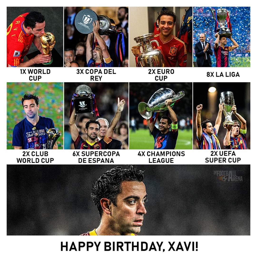Happy Birthday, Xavi Hernandez  