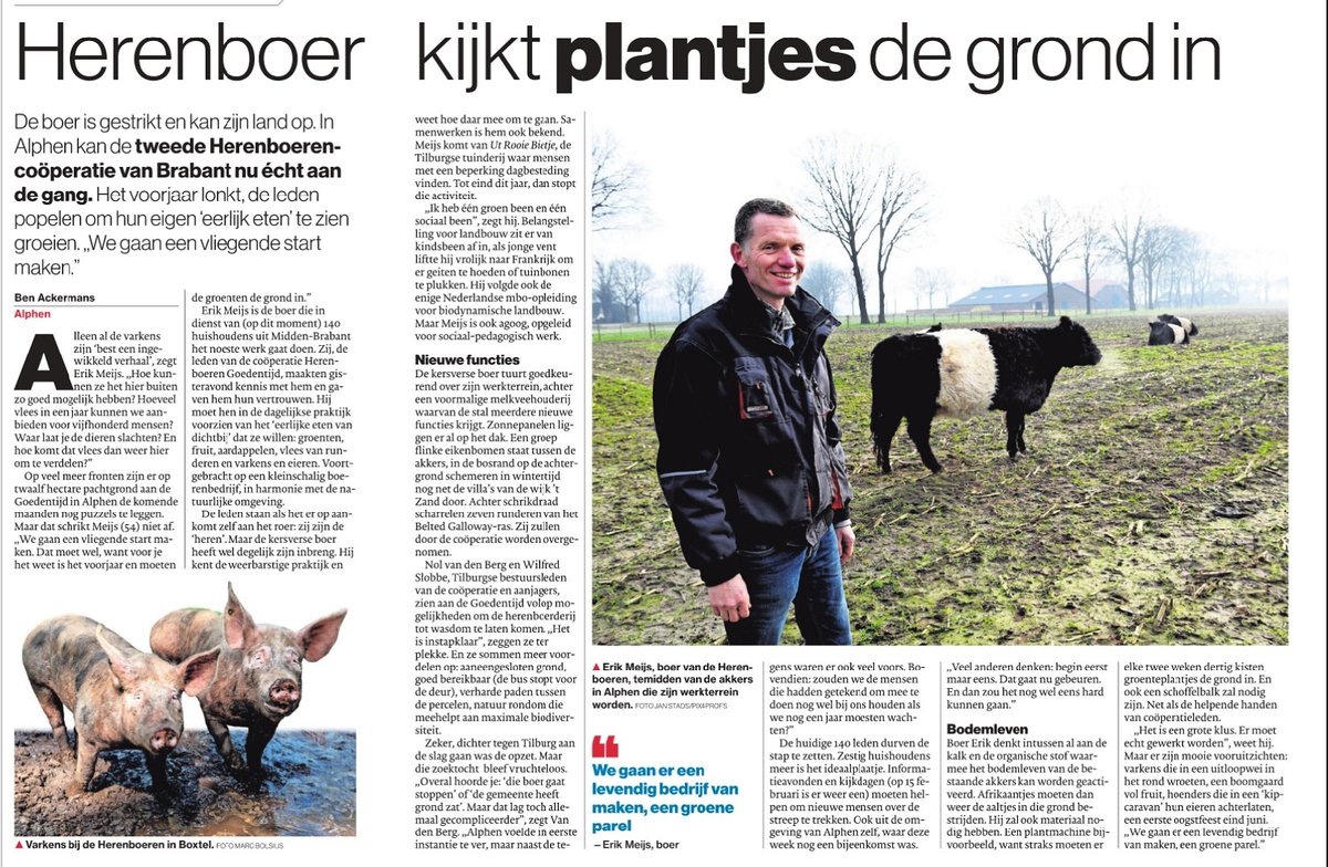 Een aanwinst voor het ♥ van <a href="/Brabant/">Provincie Noord-Brabant</a>. De tweede Herenboerderij van de provincie kan van start. Gefeliciteerd!