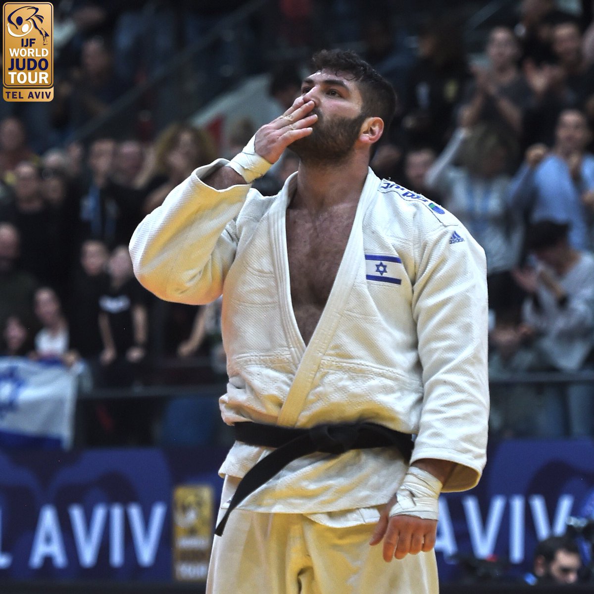 Judo's tweet photo. To the delight of the home crowd Israel have an athlete in both the -100kg & +100kg Final - Peter Paltchik and Or Sasson will be contesting the Gold medal in the Final block at 17:00 local time! Watch live on https://t.co/tBdSWfK7t7! #JudoTelAviv ©️ IJF Media Team - Ben Urban https://t.co/jpFHSOGuJ8