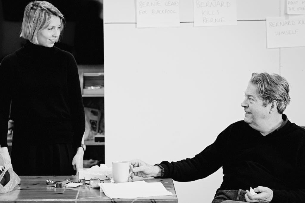 As we edge closer to the opening of Caryl Churchill's A Number (*cough* 14 February) we are very excited to share a glimpse inside the rehearsal room with Roger Allam, Colin Morgan and Director Polly Findlay. Check out more on our website! 🧬

📸 Johan Persson