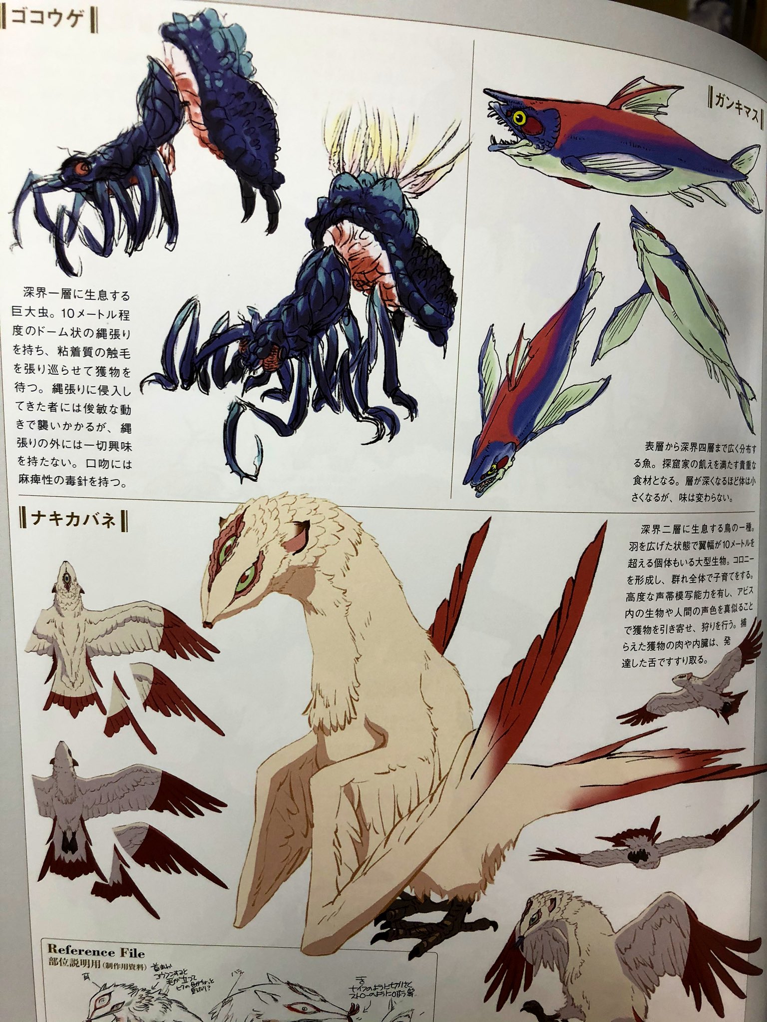 鱰 俺は特にクリーチャーデザインに惹かれてハマったよ アビスという特異な環境で独自の生態 体質を持った生物たち ファンタジー な世界観だけど ドラゴンやスライムのようなありがちなモンスターめいた生物は一切登場しないのだ T Co O0bdwp3i9j