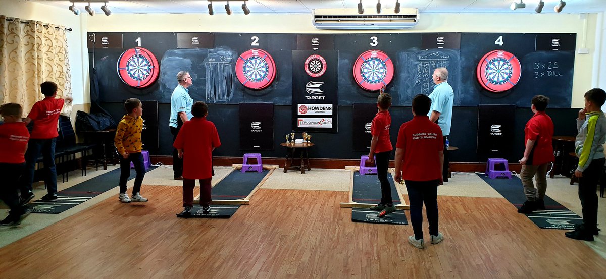 Sudbury Youth Elite1 Darts Academy (@youthsudbury) on Twitter photo 1st development session underway, lots of new games for the new year🎯💯
<a href="/TargetDarts/">Target Darts</a> <a href="/Garryplummer/">Garry Plummer</a> <a href="/STRUDWICKCODES/">Aaron Strudwick</a> <a href="/TownOfSudbury/">Sudbury, Suffolk</a> <a href="/HowdensJoinery/">Howdens</a> <a href="/TheDartsReferee/">Jack Langston | The Darts Referee</a> <a href="/FittonDarryl/">Darryl Fitton</a> <a href="/goodevans180/">'Rapid' Ricky Evans🎯</a> 1st development session underway, lots of new games for the new year🎯💯
<a href="/TargetDarts/">Target Darts</a> <a href="/Garryplummer/">Garry Plummer</a> <a href="/STRUDWICKCODES/">Aaron Strudwick</a> <a href="/TownOfSudbury/">Sudbury, Suffolk</a> <a href="/HowdensJoinery/">Howdens</a> <a href="/TheDartsReferee/">Jack Langston | The Darts Referee</a> <a href="/FittonDarryl/">Darryl Fitton</a> <a href="/goodevans180/">'Rapid' Ricky Evans🎯</a>