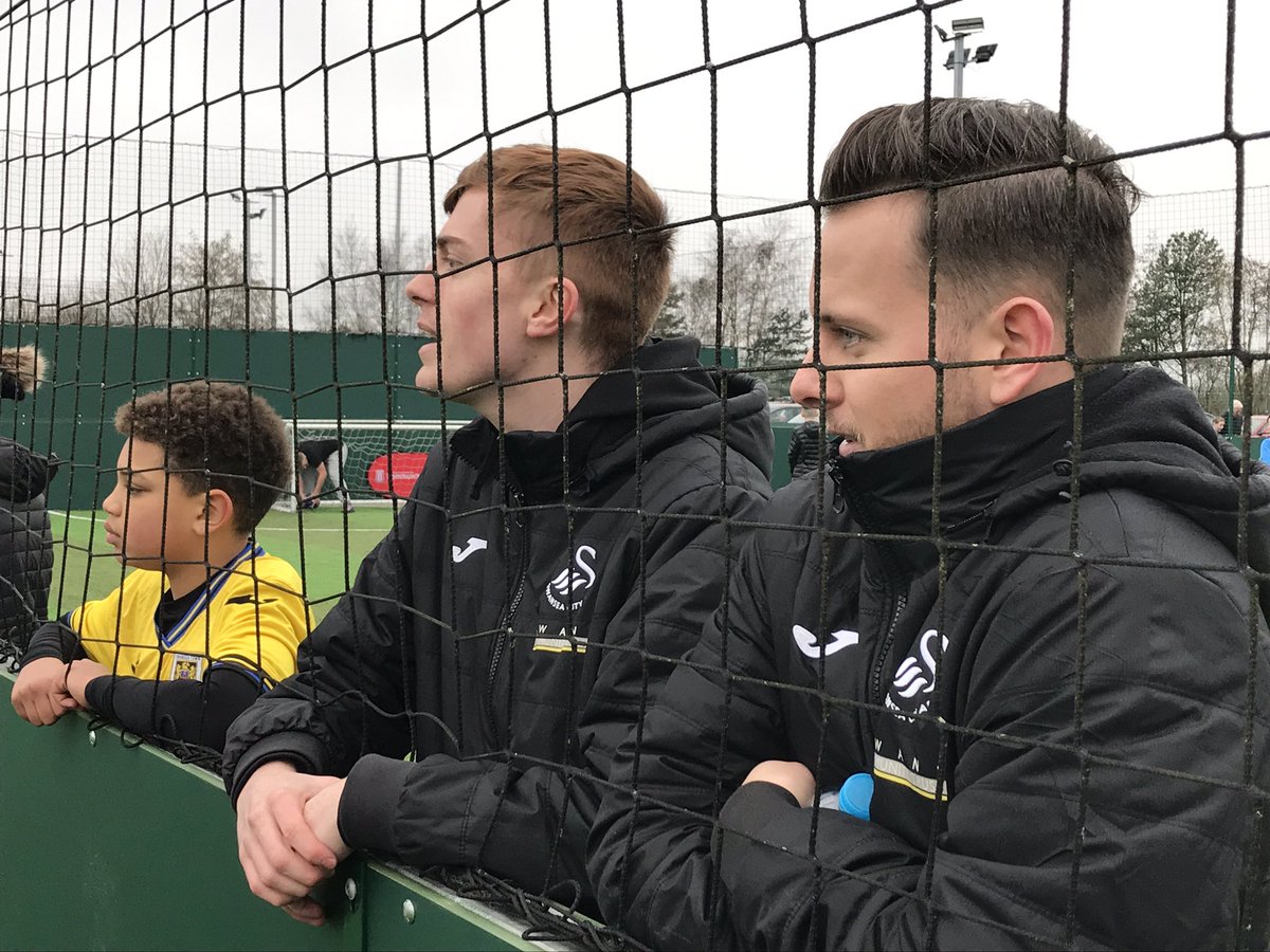 SwansFdn's tweet photo. โฝ๏ธ Games are underway as we take on @scfc_community! Plenty of talent on display with positive attitudes aplenty.
#FixtureWithinAFixture https://t.co/vvQiJ378Zq