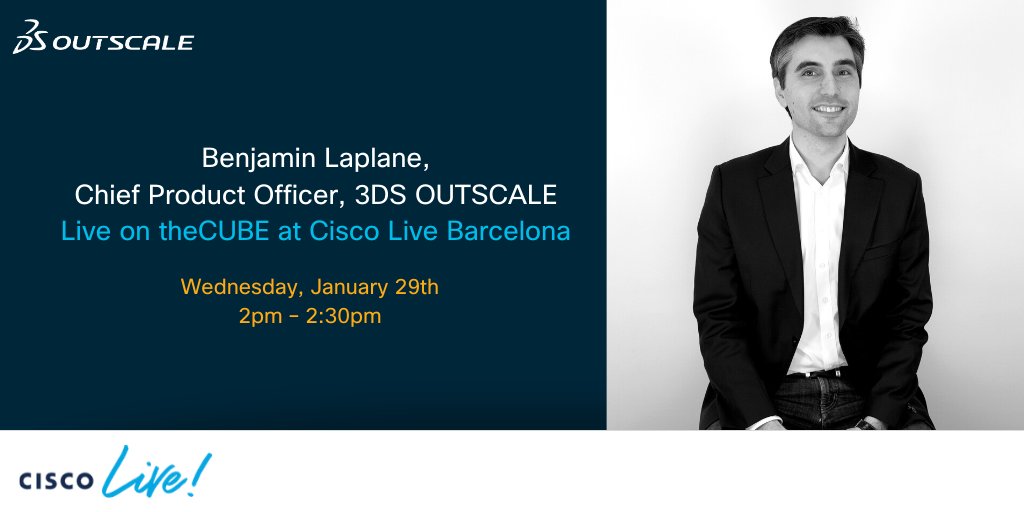 outscale's tweet photo. You want to learn more on why #3DSOUTSCALE chose @Cisco and Cisco CloudCenter Suite? Well, do not miss the intervention of our expert from 2:00 to 2:30pm on Wednesday at #CLEUR! cc @CiscoLive @CiscoLiveEurope #Cloud https://t.co/WP0jtTja0u