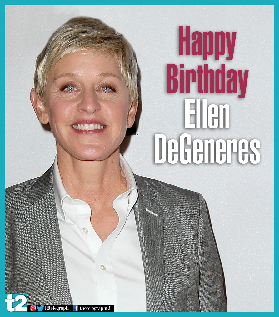 Witty, wacky and wow! She\s all this and more! t2 wishes Ellen DeGeneres a very happy birthday! 