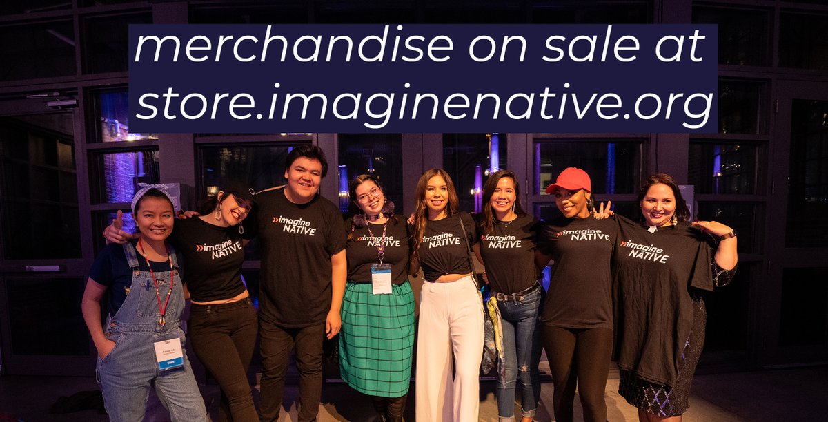 Limited edition imagineNATIVE Merchandise is available for purchase at our online store!

Get your hands on some great hoodies, tees, Alanis Obomsawin silk scarves and the Protocols &amp; Pathways Guide at store.imaginenative.org

#sale #swag #fashion #style #shopping