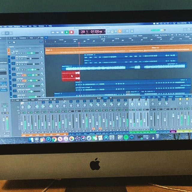 ‘Tis true!  Photographic evidence that <a href="/saintsmallband/">saint small</a> is working on new music.  And getting ready to rock <a href="/BigTurnRedWing/">Big Turn Music Fest</a> 2/22 and <a href="/TheHookMpls/">The Hook Theater</a> 3/5.  Let the 2020 campaign for Saint Small begin!