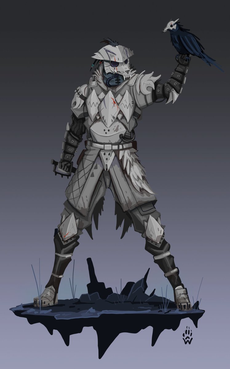 Wolf Hound - Blood Hound skin concept for Apex Legends!#apexlegends #fanart...