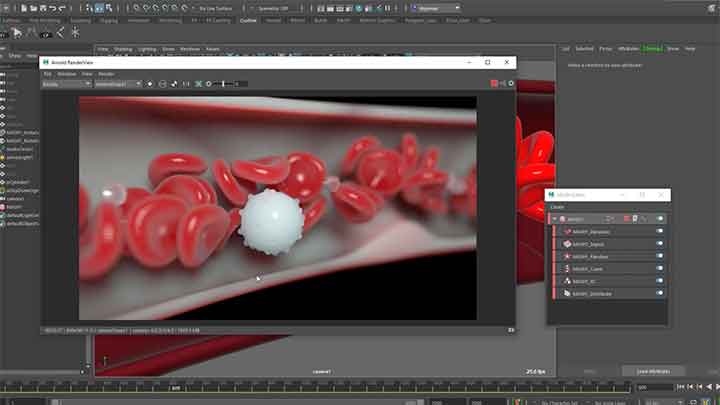 How to Animate Blood Flow Using MASH in Maya lesterbanks.com/2020/01/how-to… #Maya3D #MASH