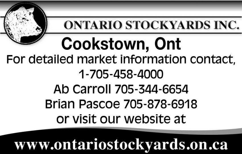 Eastern Ontario / Western Quebec livestock producers!

Join us (OSI staff) Friday, February 28th at 7pm at the Cobden Ag Hall for a customer information night!

We will be discussing the new ownership, new programs that are improving the market and doing some market comparisons
