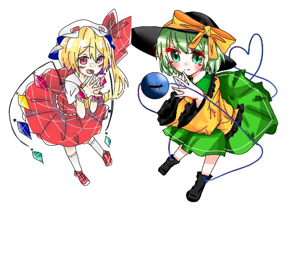 _Ruru_Rin_'s tweet photo. 二人で描いたぜ。
#絵描きさんと繫がりたい https://t.co/XId0E1ftsv