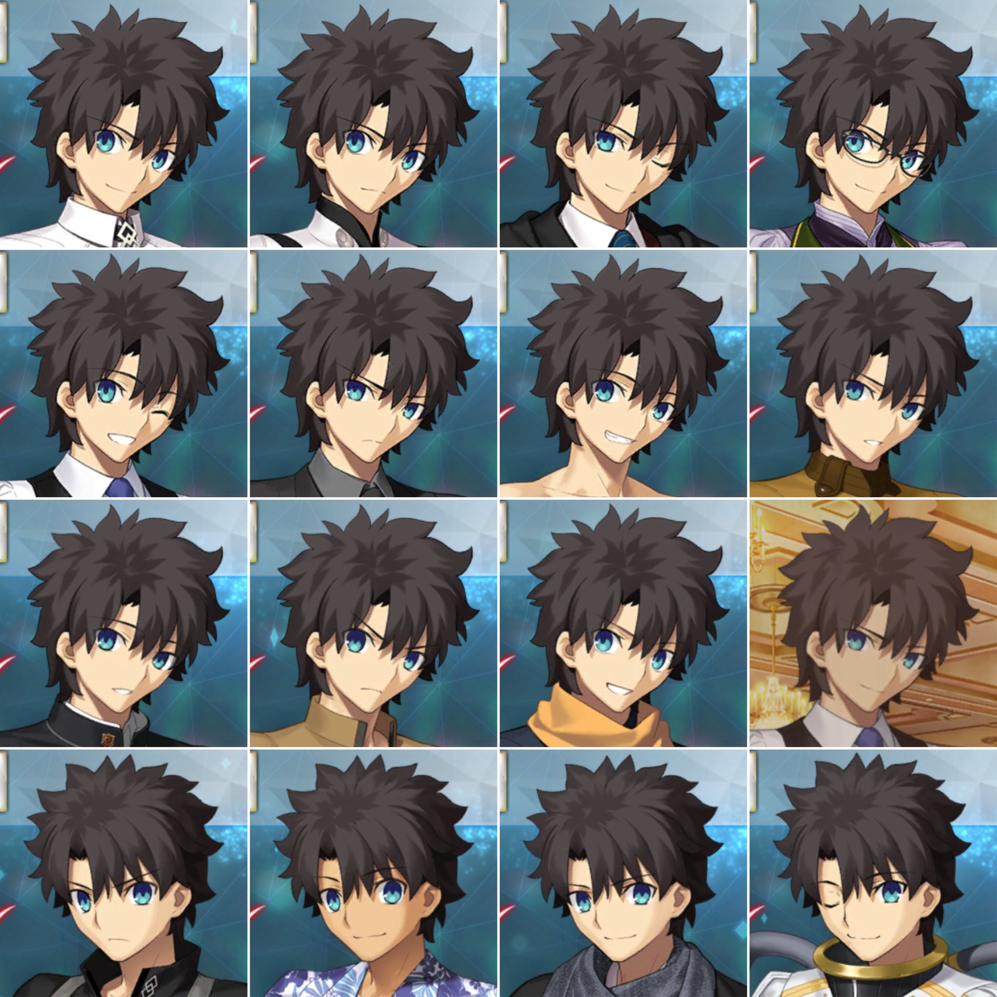 fgo 藤丸立香はわからない　ミニアクリルスタンド セット　藤丸　ぐだ男 fgo 藤丸立香はわからない ミニアクリルスタンド セット 藤丸 ぐだ男