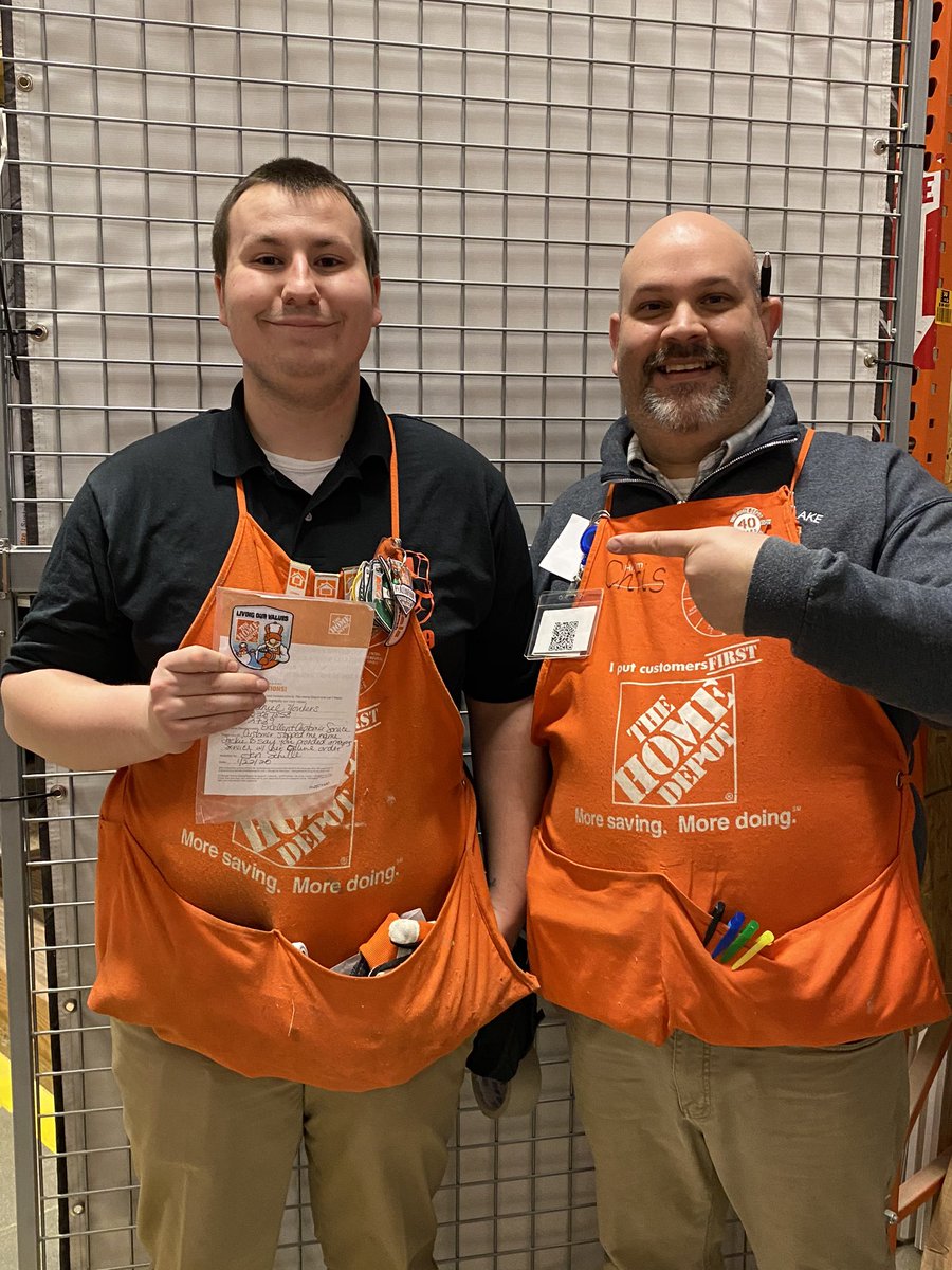 Great job Daniel on delivering excellent customer service. A customer took the time to let us know what an amazing job you did helping them with their .com order @dennissanders13 <a href="/dartonsmommy07/">Jennifer Schiller</a> <a href="/AndrewAbrahams8/">Andrew Abrahamson</a> <a href="/THDWhiteLake/">THD White Lake</a> <a href="/McFarrenGary/">Gary McFarren</a>