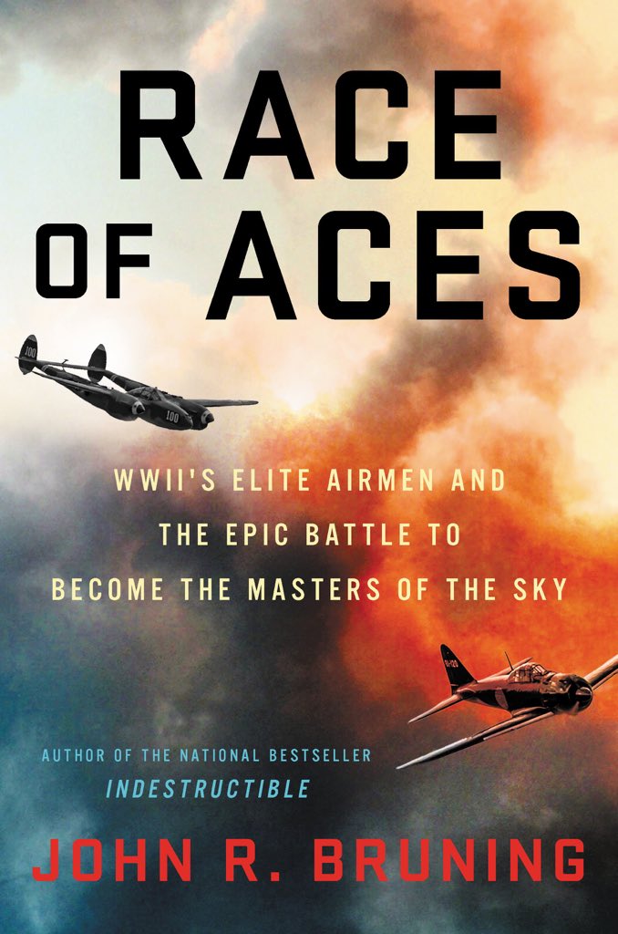 robshenk's tweet photo. Just finished @JohnRBruning โs new book Race of Aces. An outstanding account of the top WW2 USAAF aces in the Pacific. Richard Bong, Tommy McGuire, and Neel Kearby all were awarded the #MedalofHonor. #MOHMuseum #authors #aviationlovers #books https://t.co/1EQQI3gMIj