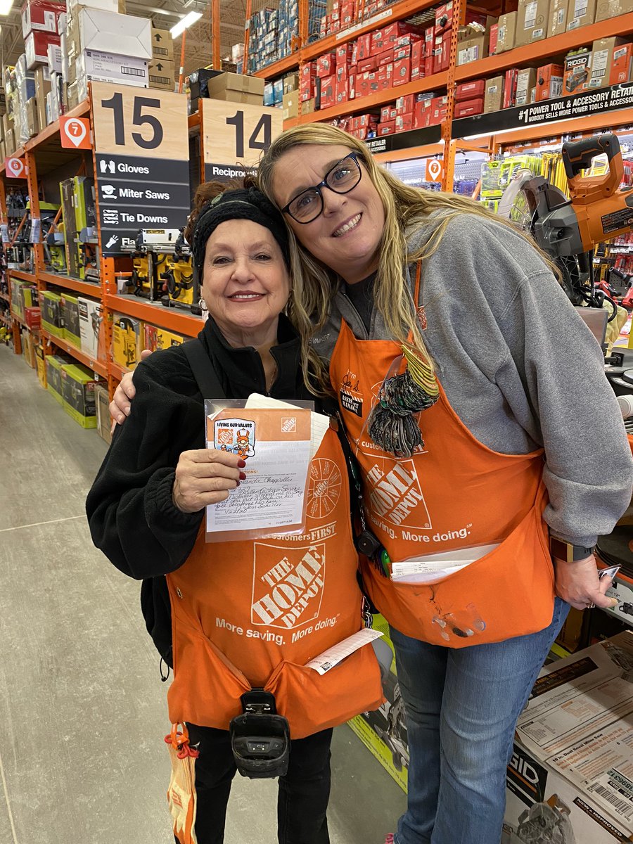 Great job Yolanda taking care of our people and our customers! You are amazing! <a href="/dartonsmommy07/">Jennifer Schiller</a> @dennissanders13 <a href="/THDWhiteLake/">THD White Lake</a> <a href="/AndrewAbrahams8/">Andrew Abrahamson</a>