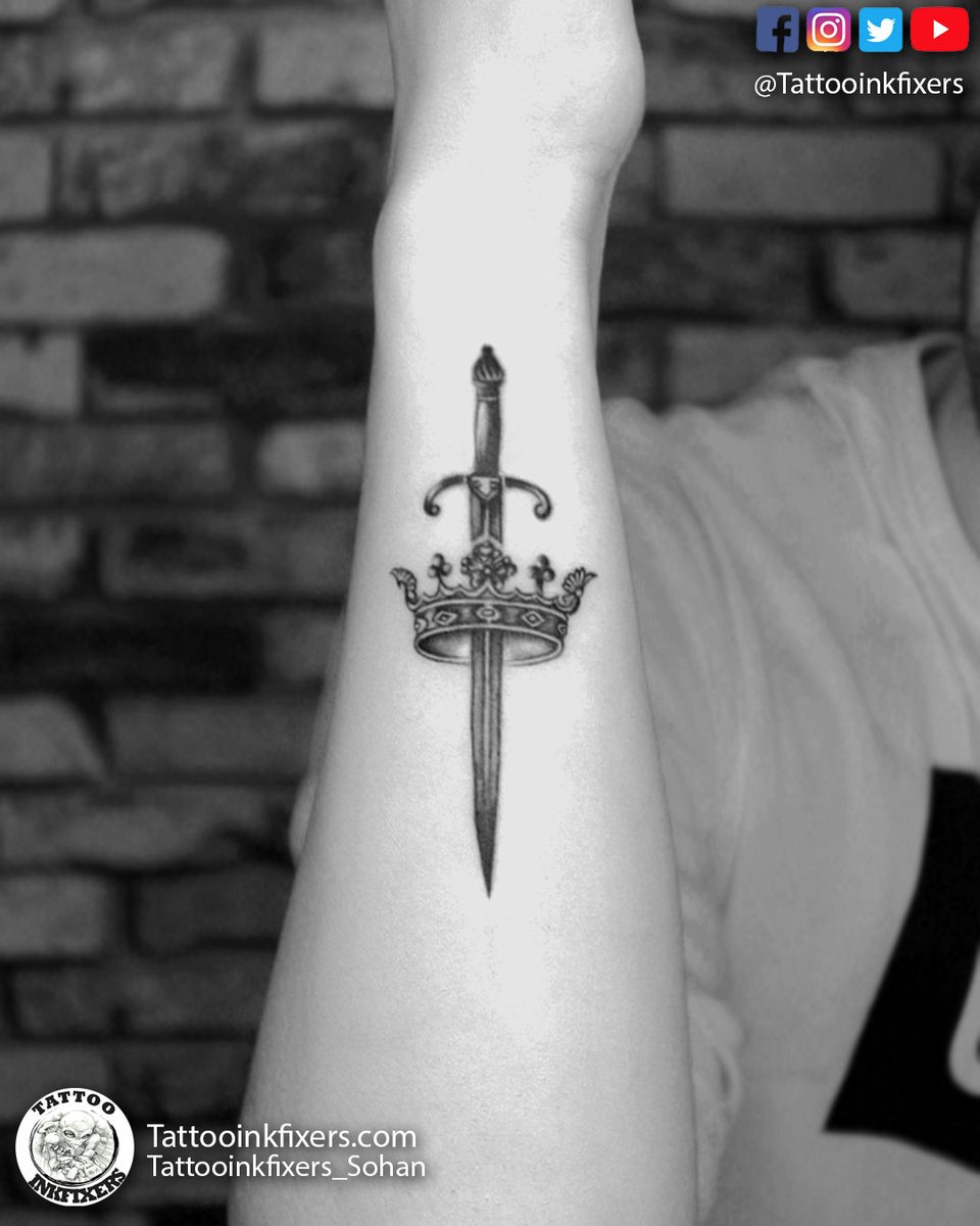 50 Sharp Sword Tattoo Designs  Symbolism of Warriors