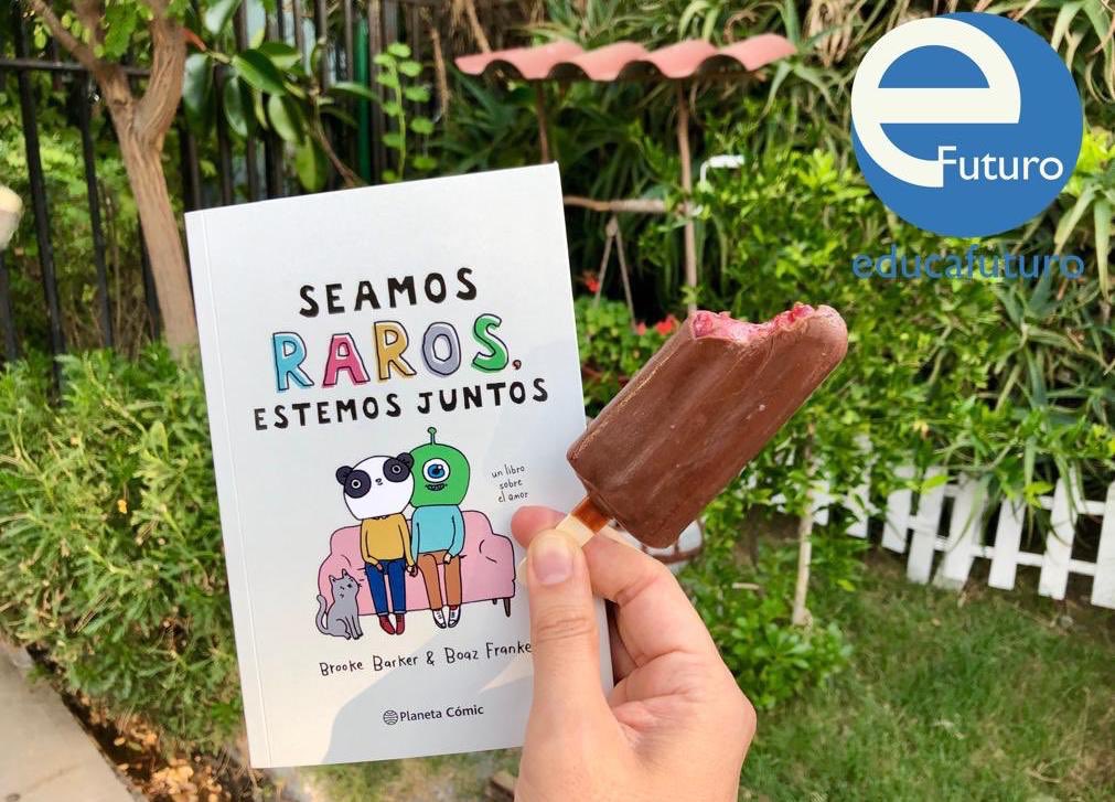 Educafuturocl's tweet photo. “Seamos raros, estemos juntos” es un libro donde reina la diversidad, la cotidianidad y el humor, que puede ayudarnos a hablar desde lo cotidiano y desde la falta del prejuicio del amor. Link https://t.co/I0whmBh0x0 @PlanetaLibrosCh #inclusión #librorecomendado #lectura https://t.co/LkWMxlARcN