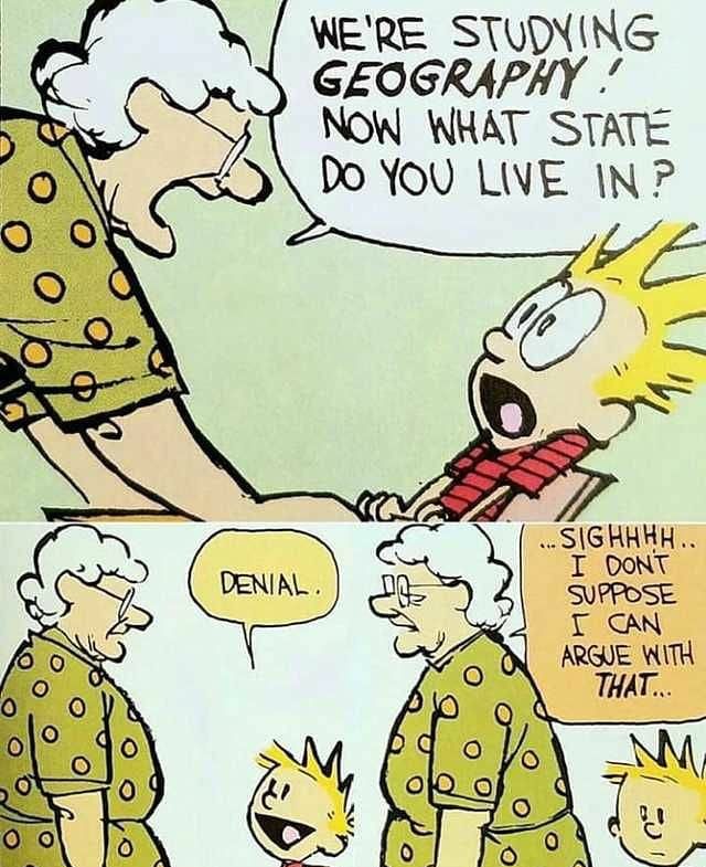 Calvin and Hobbes on Twitter: "Calvin: 1 V.S Miss Wormwood: 0… "