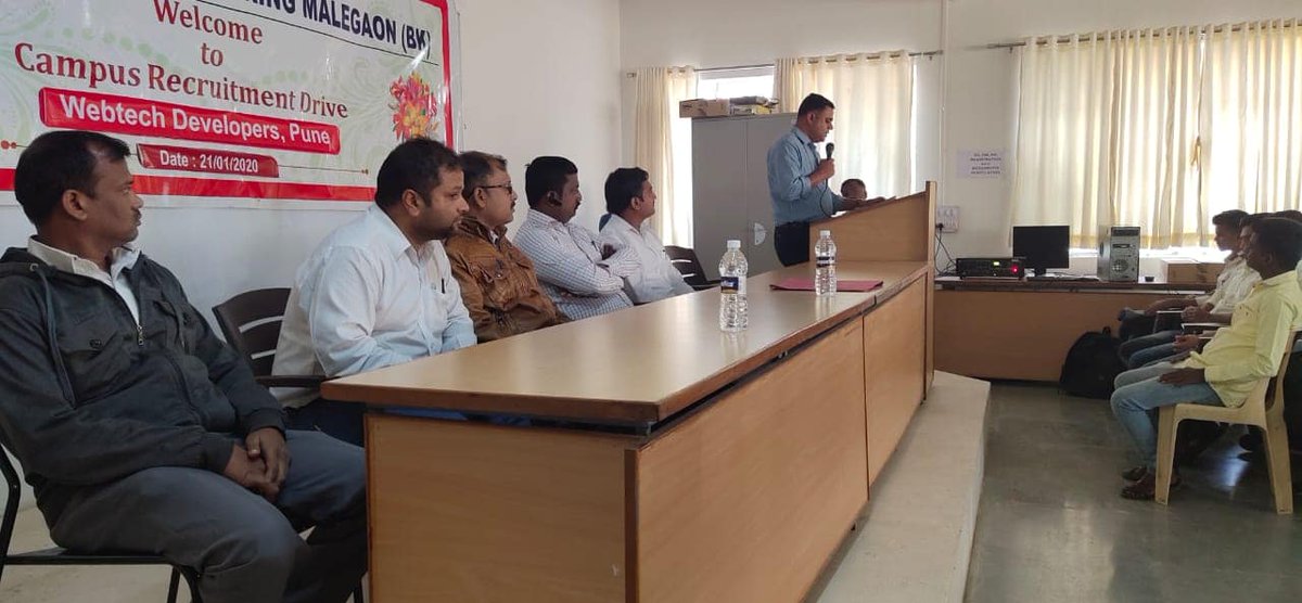 svpm_compdept's tweet photo. Campus Drive was organised on 21 Jan 2020
Webtech Devlopers, Pune
#compdept
#campusdrive https://t.co/TIbstUBlks