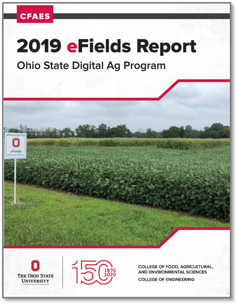 OhioStatePA's tweet photo. The #eFields19 Report is available online! Check it out at https://t.co/NDc9O3b3Oh to learn more about on-farm research conducted by @CFAES_OSU and our awesome partners! https://t.co/1ADBQIWYEK