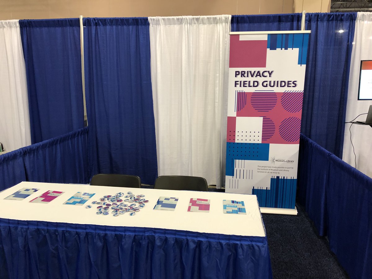 If you’re at ALA come see a project I’ve been working on - Library Privacy Field Guides at booth 1823!