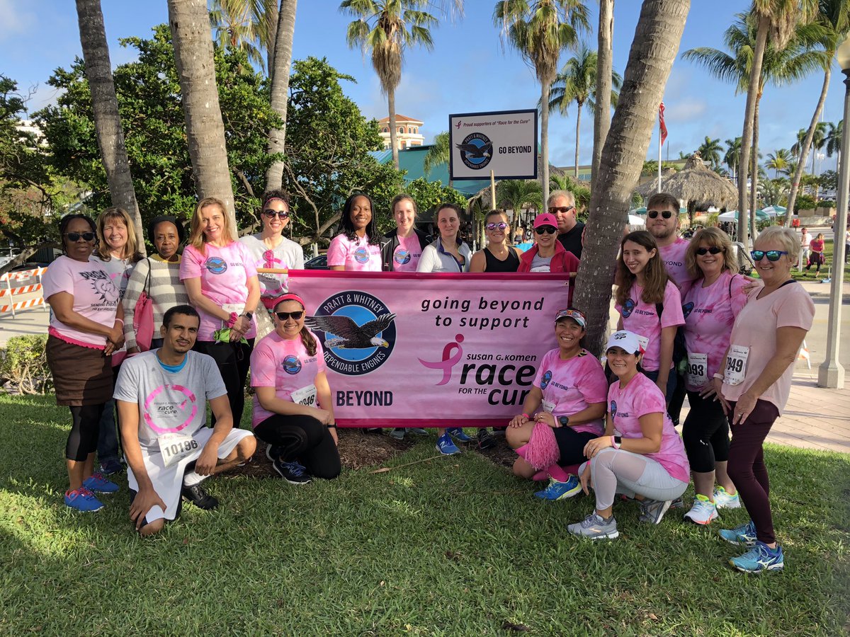 PW_WPB's tweet photo. @prattandwhitney proud to support Susan G. Komen #raceforthecure in WPB #wegobeyond #WeArePW https://t.co/14qgb6kH8q