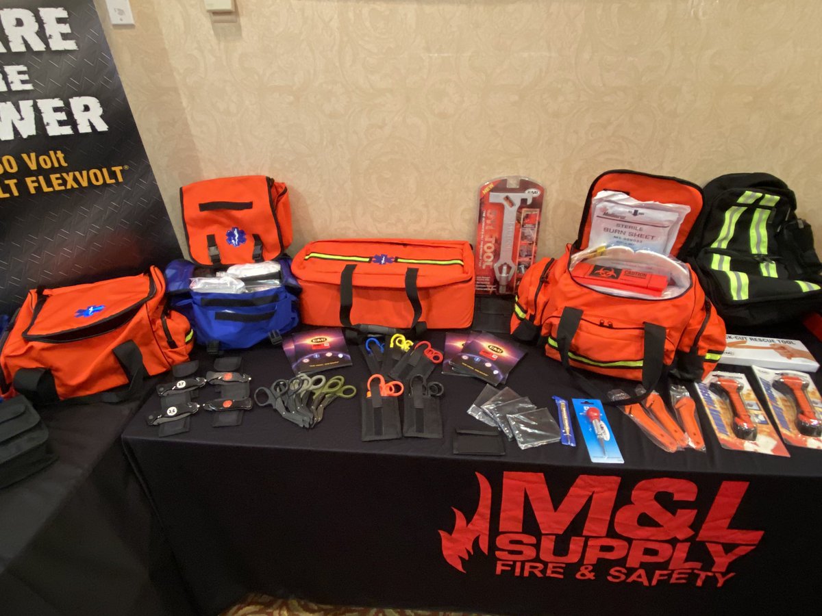 SparksStorey's tweet photo. Mark &amp; I are excited to be joining the @mnlsupply team to introduce a new line of emergency medical and rescue equipment for the first responder. Come and see us today at the Lambton County Fire Tradeshow! https://t.co/rdMxB4o9YY